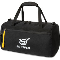 SKYSPER Спортивна сумка ISPORT30LITE маленька з вологою кишенею для спорту, чорна (5146)