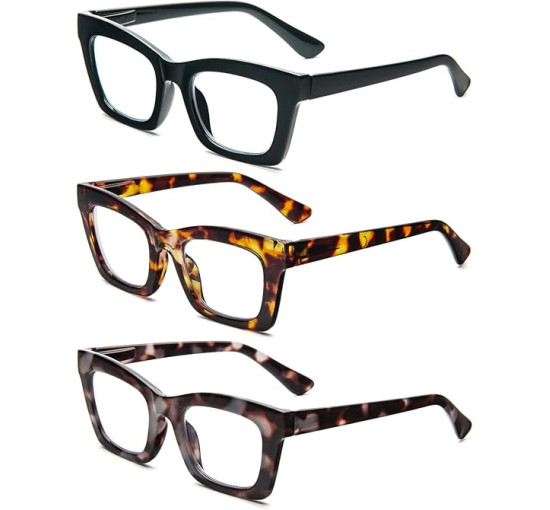 Великі окуляри для читання MMOWW  для жінок, 3 шт. (3155)