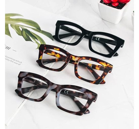 Великі окуляри для читання MMOWW  для жінок, 3 шт. (3155)