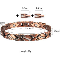 Жіночий магнітний браслет Wollet з чистої міді 40 г (2010)