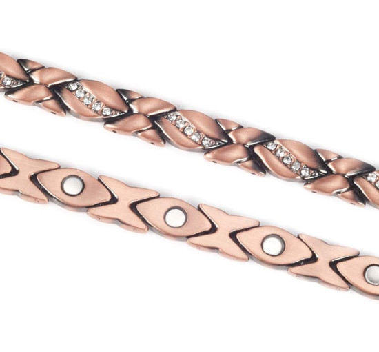 Жіночий магнітний браслет Wollet з чистої міді 40 г (2010)