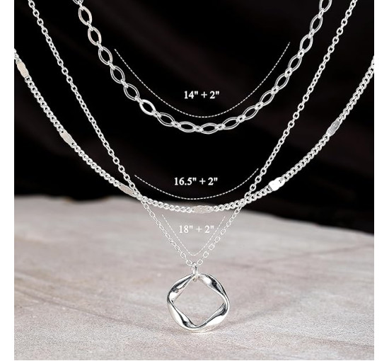 Золоті намиста MOROTOLE для жінок, багатошарові золоті намиста для жінок, кругле золоте намисто стек (2004)