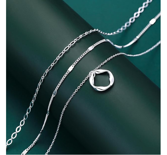 Золоті намиста MOROTOLE для жінок, багатошарові золоті намиста для жінок, кругле золоте намисто стек (2004)