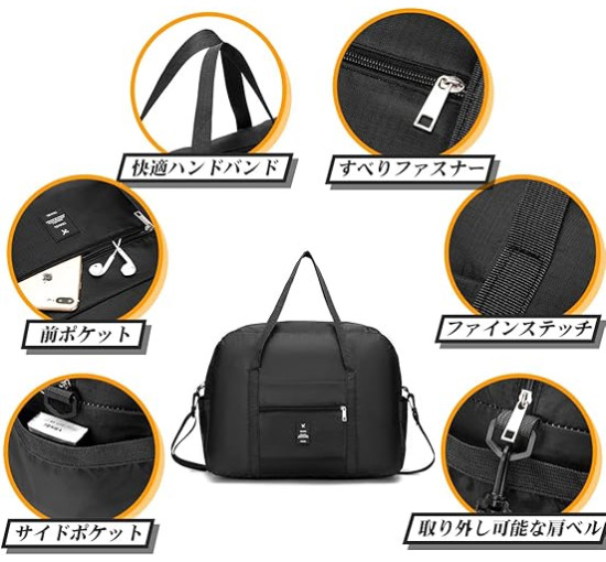 BAGZY Ручна сумка для покупок, 30 л, водостфйка, фламінго (5151)