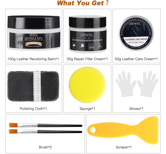 Бальзам DEWEL для відновлення кольору шкіри, білий (3123)