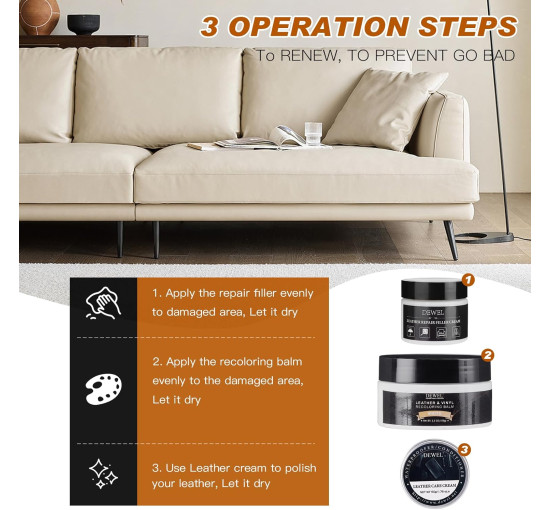 Бальзам DEWEL для відновлення кольору шкіри, білий (3123)