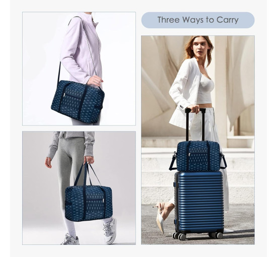 BKAZV Дорожня сумка 11B202-S-Yumao-1 нейлонова водонепроникна дорожня валіза, 40x20x25 (5150)