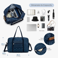 BKAZV Дорожная сумка 11B202-S-Yumao-1 нейлоновый водонепроницаемый дорожный чемодан, 40x20x25 (5150)