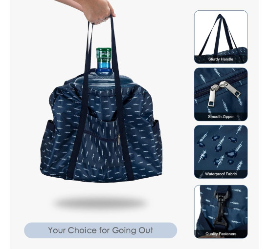 BKAZV Дорожня сумка 11B202-S-Yumao-1 нейлонова водонепроникна дорожня валіза, 40x20x25 (5150)