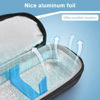 Дорожный футляр для переноски инсулинового охладителя ProCase, органайзер для лекарств от диабета с ледяным кирпичом, черный (2026)