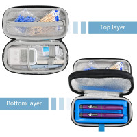 Дорожный футляр для переноски инсулинового охладителя ProCase, органайзер для лекарств от диабета с ледяным кирпичом, черный (2026)