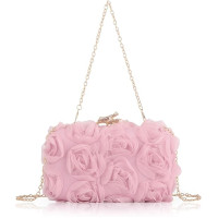 Jywmsc вечерняя сумка с клатчем 1JL3060-PI с кружевными цветами, розовый (5090)