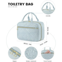 LOVEVOOK  Водонепроникна косметичка Kulturbeutel для туалетного приладдя, яскраво-синя (5141)