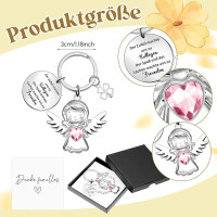 Подарунок для колеги від Jadive, включаючи брелок з ангелом-охоронцем (3131)