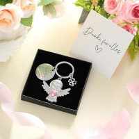 Подарок для коллеги от Jadive, включая брелок с ангелом-хранителем (3131)