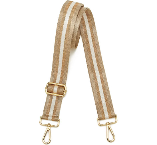 Зовнішня сумка-сумка ZOUIQSS із широким плечовим ремінцем, кавово-золотистий (4162)