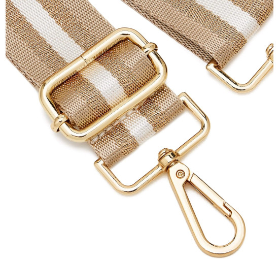 Зовнішня сумка-сумка ZOUIQSS із широким плечовим ремінцем, кавово-золотистий (4162)