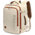 Ручна поклажа VANKEV 40x20x25, підсидільний рюкзак 20л, дорожня сумка-рюкзак для ноутбука 14 дюймів, бежевий (2097)