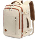 Ручна поклажа VANKEV 40x20x25, підсидільний рюкзак 20л, дорожня сумка-рюкзак для ноутбука 14 дюймів, бежевий (2097)