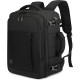 Ручна поклажа VANKEV 40x20x25, підсидільний рюкзак 20л, дорожня сумка-рюкзак для ноутбука 14 дюймів, чорний (2098)