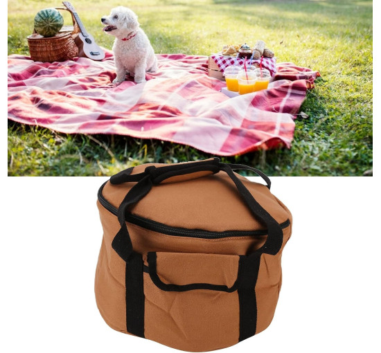 Сумка для пікніка з полотна Eujgoov, для кемпінгу (4113)
