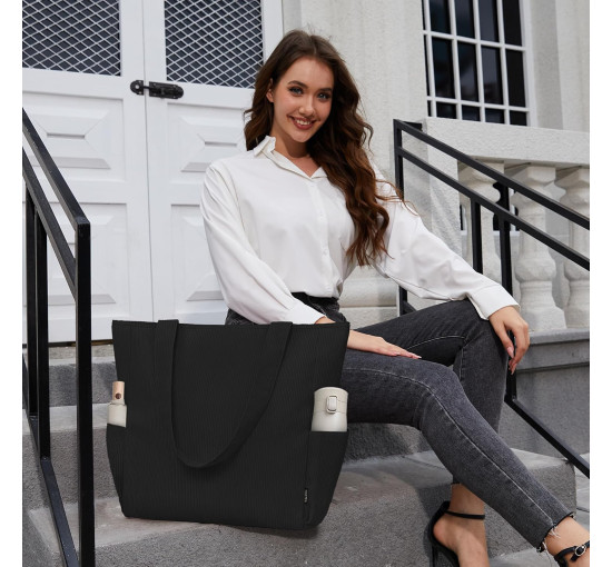 Сумка HOMESPON Cordury чорна (2117)