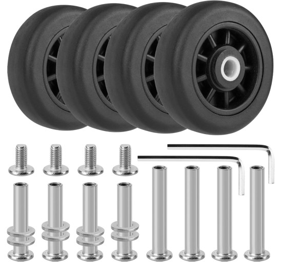 Універсальні безшумні колеса Vivikivi VK-C1 50 мм, для валізи (3050)