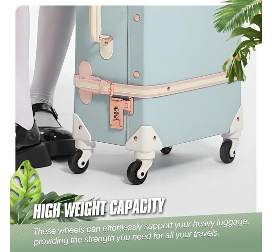 Універсальні безшумні колеса Vivikivi VK-C1 50 мм, для валізи (3050)