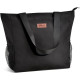 Велика сумка-тоут HOMESPON на блискавці, чорна (2115)