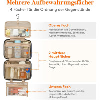 Женская дорожная косметичка Lifewit 22094.01DB.V1, темно-синяя (4094)