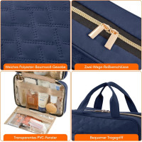 Женская дорожная косметичка Lifewit 22094.01DB.V1, темно-синяя (4094)