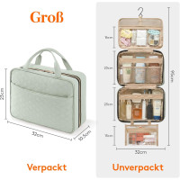 Женская дорожная косметичка Lifewit 22094.02MG.V1, мятно-зеленый (4095)