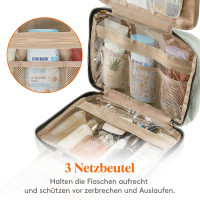 Женская дорожная косметичка Lifewit 22094.02MG.V1, мятно-зеленый (4095)