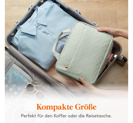 Жіноча дорожня косметичка Lifewit 22094.02MG.V1, м'ятно-зелений (4095)