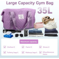 Женская спортивная сумка Starvortex XC-F003-Purple, фиолетовая (4096)