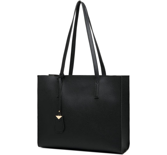 Жіноча сумка-тоут MORGLOVE DE-YFD071, чорна (3090)