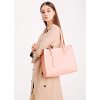 Женская сумка-тоут MORGLOVE DE-YFD071, розовая (3088)