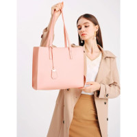 Женская сумка-тоут MORGLOVE DE-YFD071, розовая (3088)