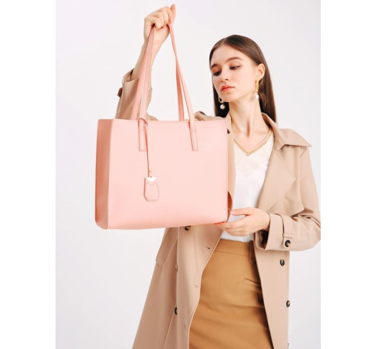 Жіноча сумка-тоут MORGLOVE DE-YFD071, рожева (3088)