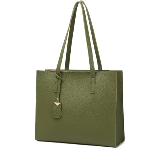 Жіноча сумка-тоут MORGLOVE, зелена (3089)