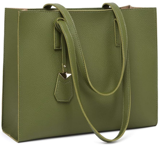 Жіноча сумка-тоут MORGLOVE, зелена (3089)