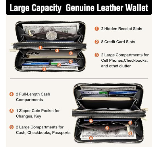 Жіночий гаманець MoraMok 666 зі справжньої шкіри (4173)