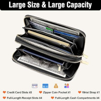 Женский кошелек MoraMok 666 из настоящей кожи (4173)