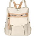 Жіночий рюкзак Leathario, бежевий (3119)