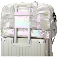 ZIOSINM водонепроницаемая дорожная сумка JG001, объемом 40 л с отделением для обуви, белая (5143)