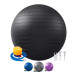 Балансувальний м'яч 75 см, аксесуари для йоги та пілатесу, домашнє фітнес-обладнання, для вагітних, чорний (5168)