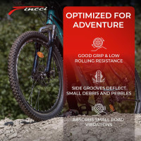 Fincci Складная велосипедная шина Encamp bp-t26f-1 26 x 2,25 дюйма 57-559 (5107) Fincci Складная велосипедная шина Encamp bp-t26f-1 26 x 2,25 дюйма 57-559 (5107)