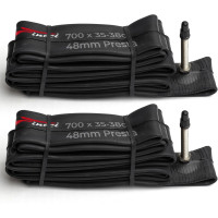 Fincci Велосипедные покрышки 700x35c, 2-дюймовые, с нейлоновой защитой 1, 30 TPI, черная (5106)