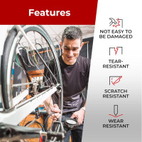 Fincci Велосипедные покрышки 700x35c, 2-дюймовые, с нейлоновой защитой 1, 30 TPI, черная (5106) Fincci Велосипедные покрышки 700x35c, 2-дюймовые, с нейлоновой защитой 1, 30 TPI, черная (5106)