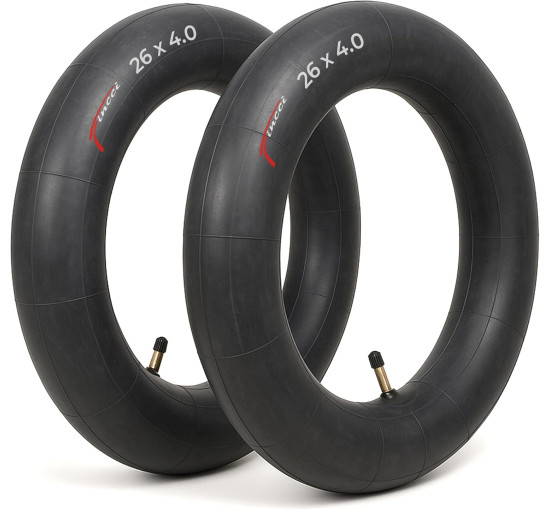 Fincci Внутрішні камери bp-i264as-2 Pair 26 x 4,0 дюйма 48 мм з вентилем Schrader для гірського велосипеда, 2 шт (5108)